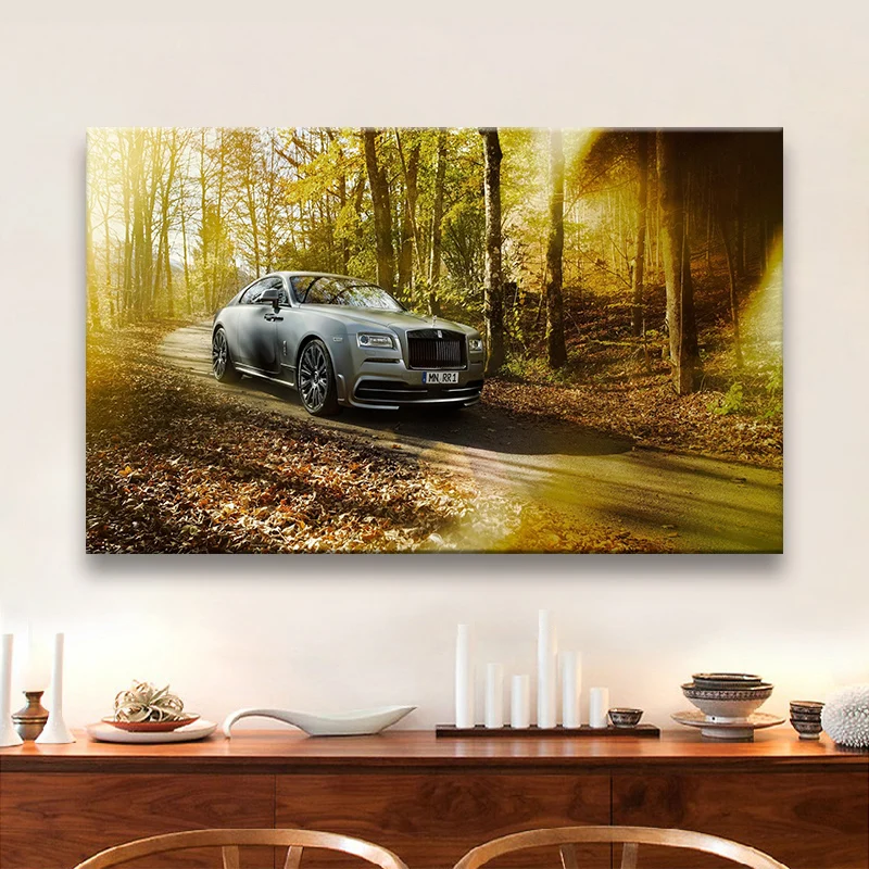

Home Decorations Rolls Royce Wraith Luxury Sports Car Poster Canvas Printing Wall Artist Home Decoration Living Room Decoration