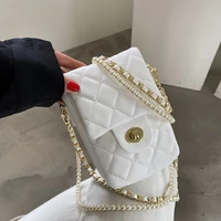 2021 new personality mini mobile phone bag rhombus chain high quality shoulder bag ladies fashion casual messenger female bag