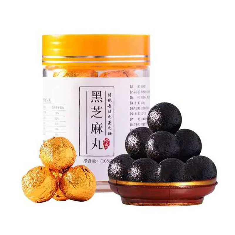 

[popular Models] Black Sesame Pills Handmade Nine Steam Nine Sun Sesame Pills Sesame Walnut Black Bean Mulberry Wolfberry Pills