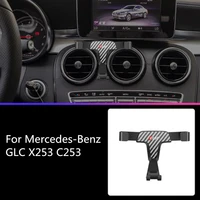 for mercedes benz glc class x253 c253 2015 2019 auto smart cell hand phone holder air vent cradle mount stand accessories