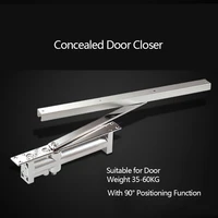 1pcs door closer 35 65kg automatic adjustable heavy duty auto door closer self closing for wooden residentialcommercial doors