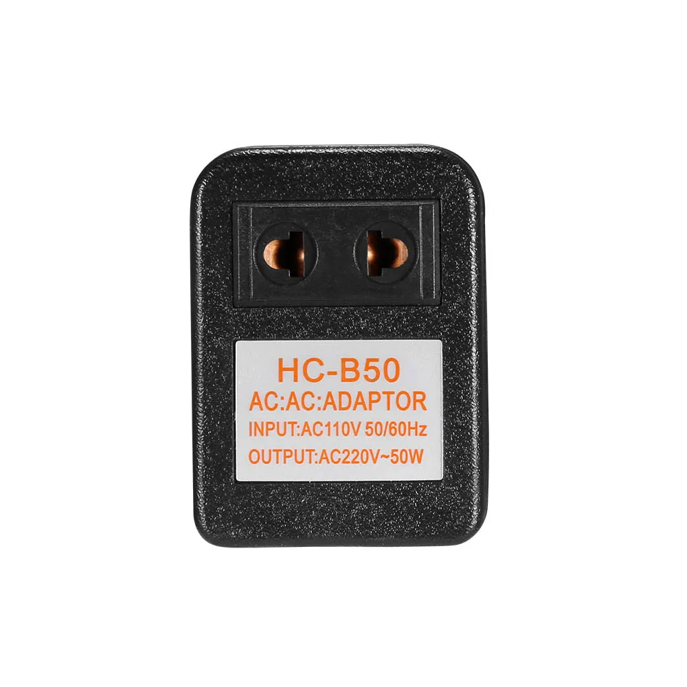 50 Вт AC от 110 В до 220 преобразователь напряжения регулятор переносной дорожный