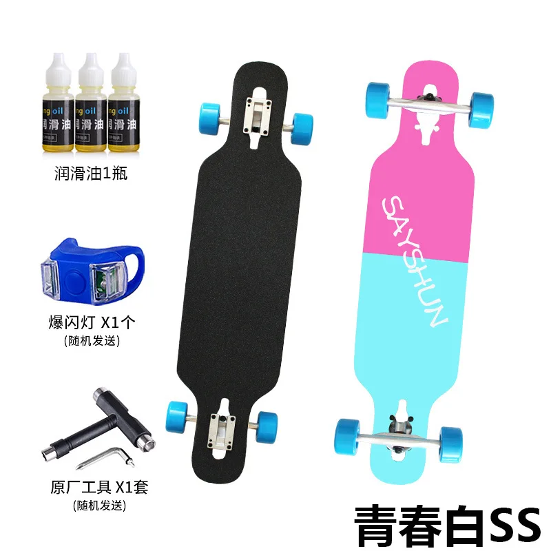 

Longboard Professional Skateboard Children Fashion Adults Skateboard Drift Scooter Freestyle Rullebrett Entertainment BY50HB