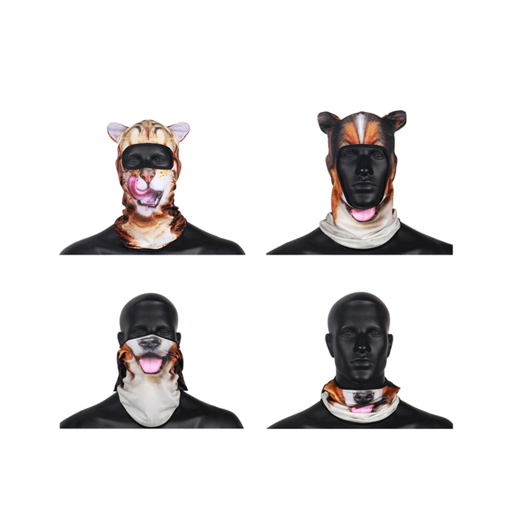 3D облегающая шапка с животными кошкой собакой | Спорт и развлечения
