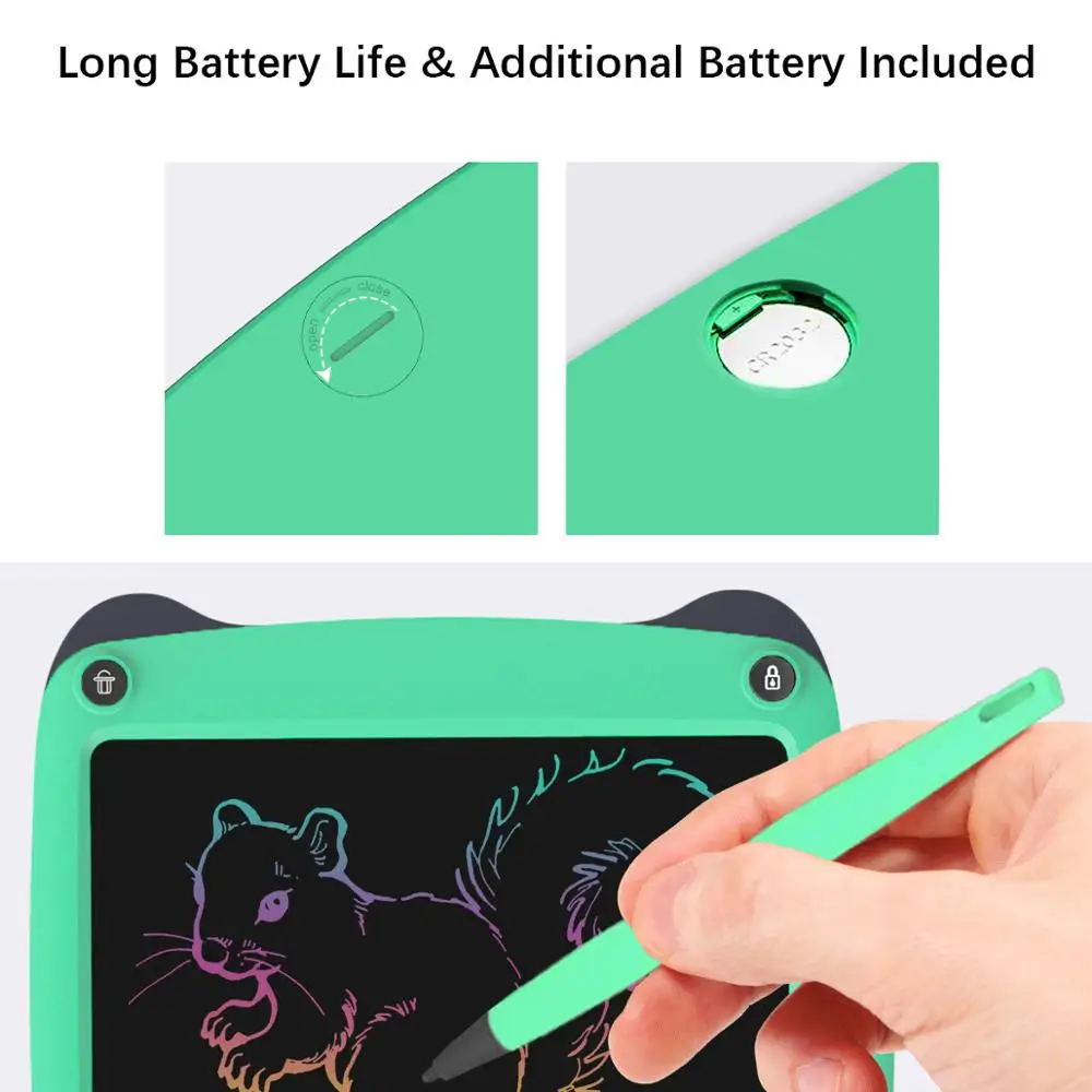 9 дюймов Сенсорная панель доска для записей ЖК-дисплей записи планшет письма