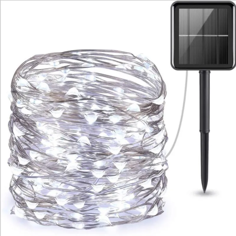 Солнечная гирлянда 12 м 100LED / 5 50 LED Водонепроницаемая наружная энергия лампа