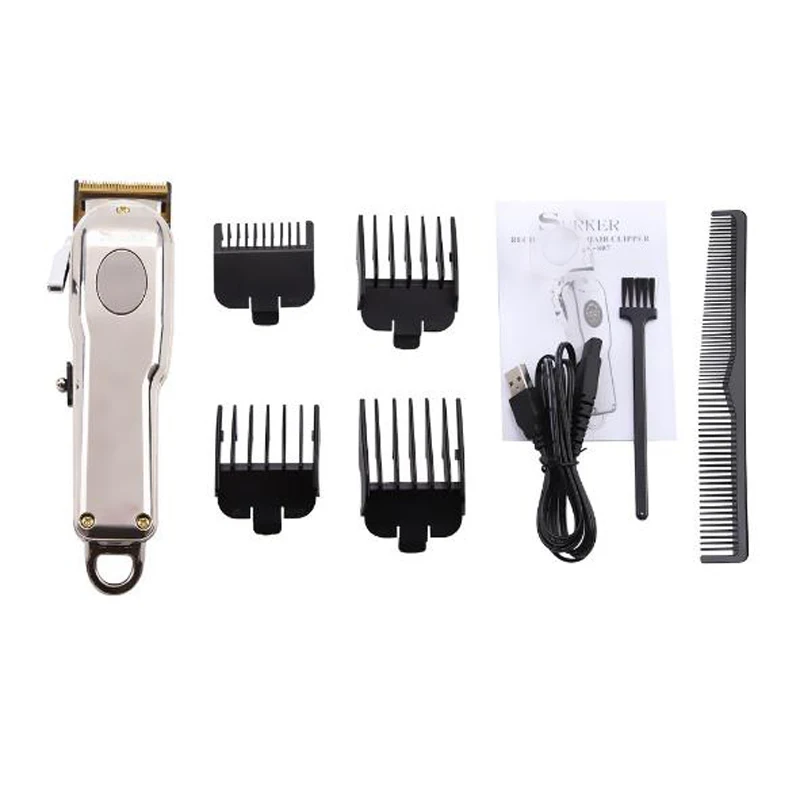 Машинка для стрижки волос surker электрический триммер бороды беспроводная