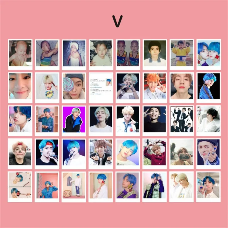 Kpop 40 шт. HD Фотокнига Bangtan Boys карта душа Persona Bring The Soul фильм Interlude Wings LOMO карты открытка JIMIN V SUGA J-HOPE LJJ667