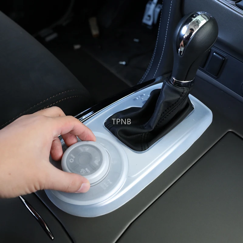 Shift Knob Dust Cover for Nissan Patrol Y62 2016 2017 2018 2019 Multi-function Button Protector Accessories