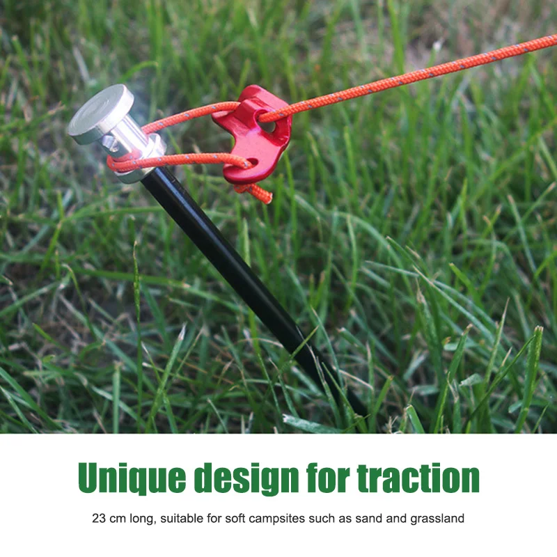 

Newly 10pcs Tent Nail Ultra High-strength Long Thickened Tent Stakes Peg Camping Equipment