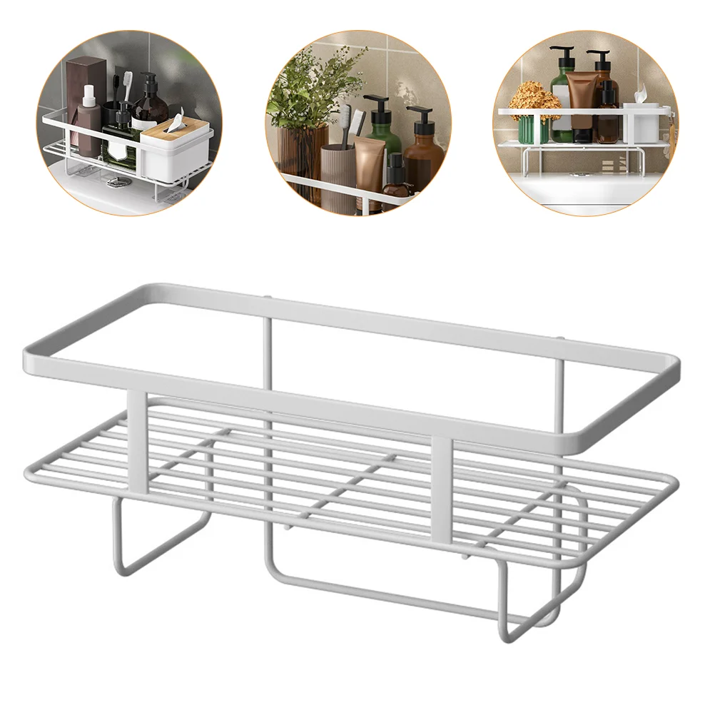 

1pc Toilet Storage Rack Cistern Storage Stand Bathroom Sundry Rack for Home