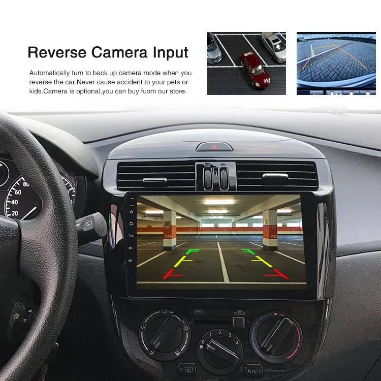 9 дюймов Автомобильный навигатор умный Android экран заднего вида видео аналитика