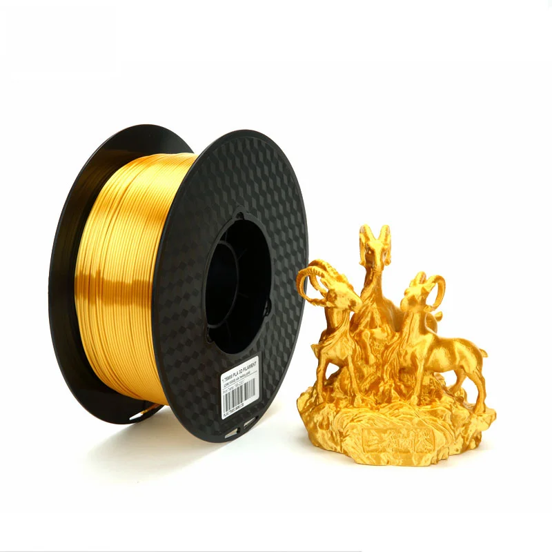 Filament 1.75mm 2.85mm 1kg Silky Shine Golden 3d Pen Shiny Metal Metallic Printing Materials Rich Luste