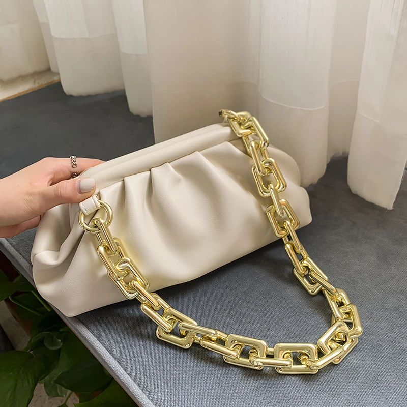 Новые модные сумки через плечо с облаком для женщин дизайнерские роскошные