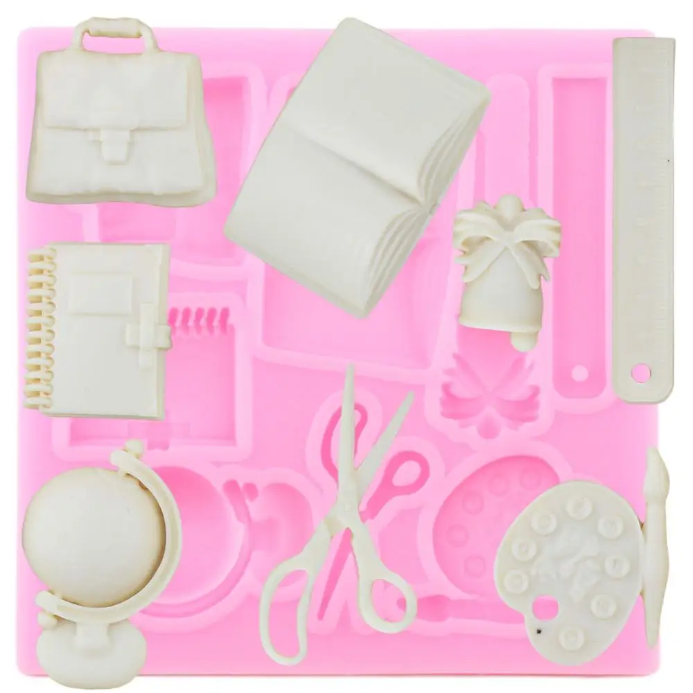 Круглые книжные ножницы школьные сумки силиконовые формы для рукоделия конфеты