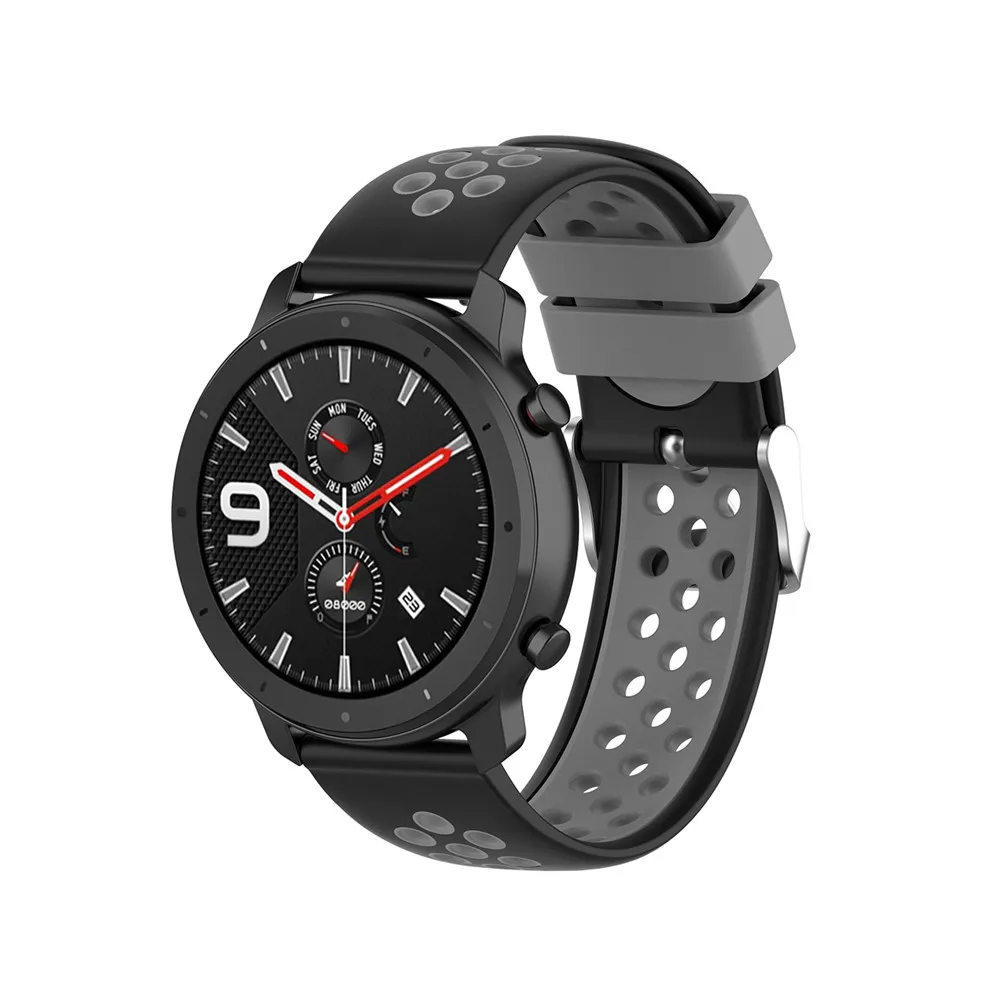 20 мм силиконовый браслет для Garmin Vivoactive 3/HR для Ticwatch 2/E/C2 для samsung gear R600/Galaxy Watch R815 Смарт-часы