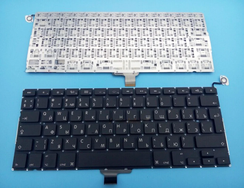 Новая русская клавиатура A1278 для Macbook Pro 13 дюймов подходит Года 2009 2010 2011 2012