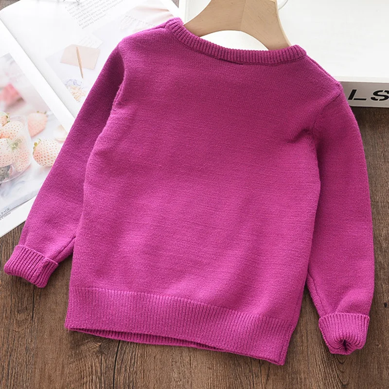 Keelorn/свитер для девочек Свитер с рисунком малышей Модная детская одежда Весенний