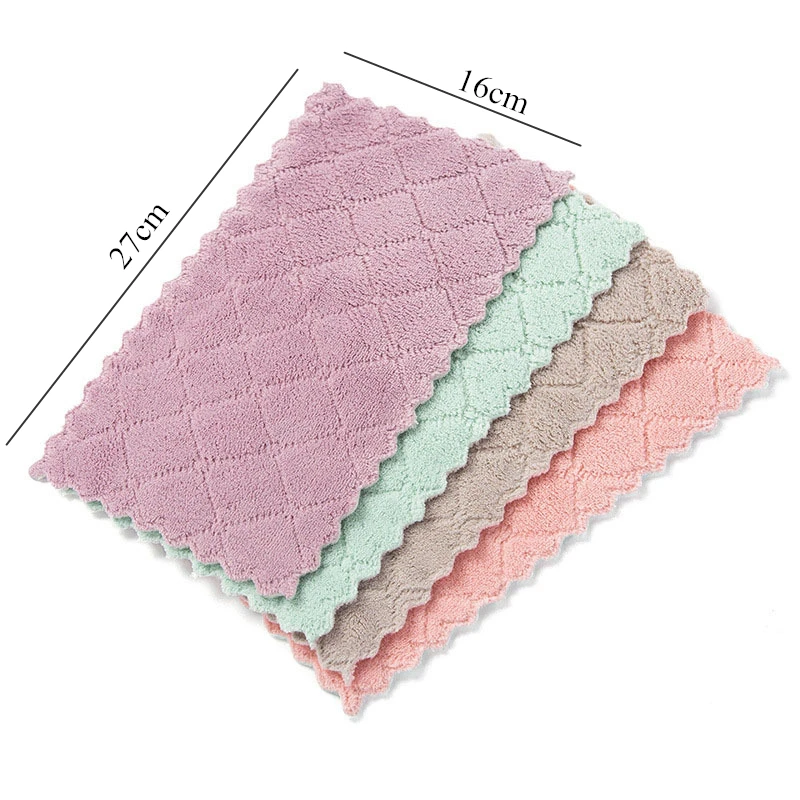 Супервпитывающее кухонное полотенце мягкая ткань из микрофибры не прилипает