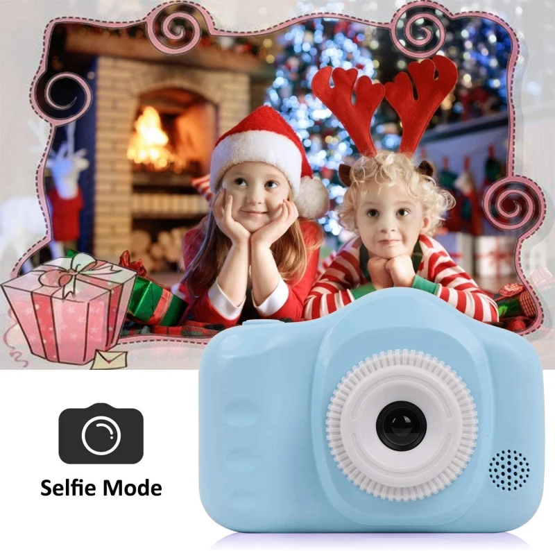 

Point Shoot Cameras Children's Camera 3.5-inch Digital Camera With Dual-lens High-definition Children's Video Camera Gift 2021