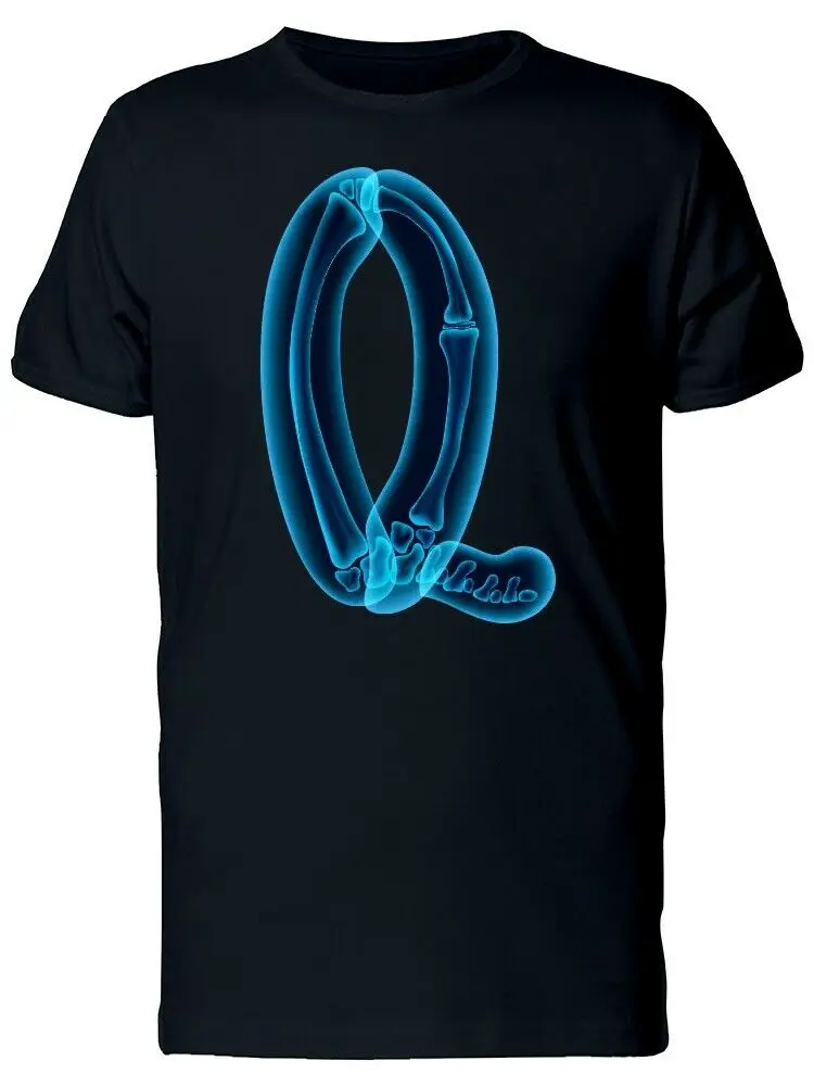 

Funny X Ray Letter Q Printed T-Shirt. Summer Cotton O-Neck Short Sleeve Mens T Shirt New S-3XL
