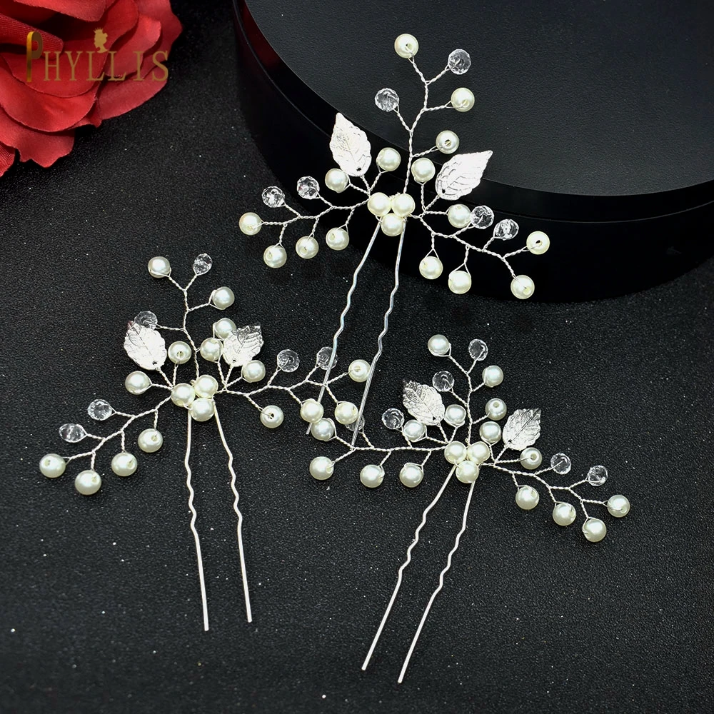 

A340 Bridal Hairpin Women Headdress Elegant Wedding Hair Accessories Gold Leaf Headwear Bridal Headpiece Hair Ornaments Jewelry