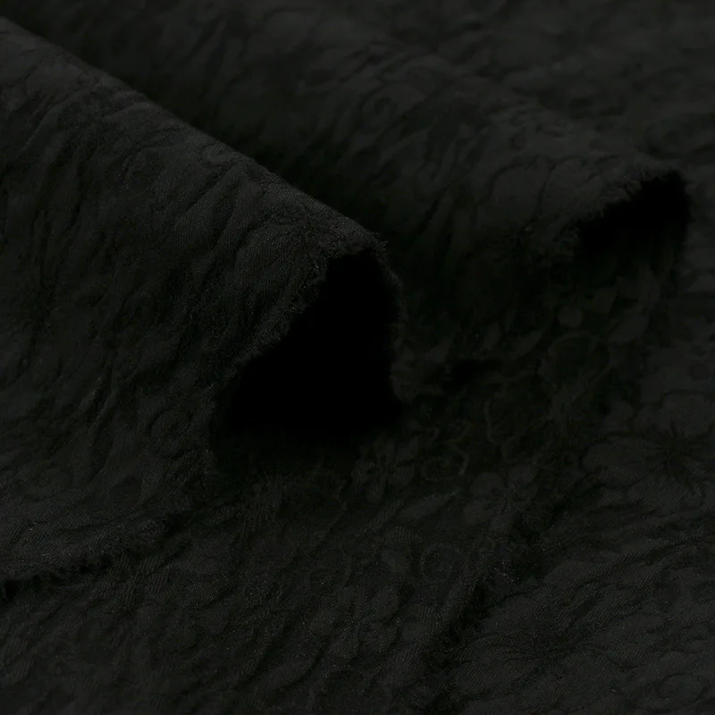 

Hot Sales 2YDS Brocade Fabric Floret Jacquard Fabric Costume Good Quality Polyester Jacquard Lace Fabric For Dresses