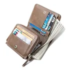 Винтаж от Walter mitty Для мужчин держатель для карт из искусственной кожи, с молнией, женские кошельки портмоне большой Ёмкость Cartera Для Мужчин's дизайнерская сумка от известного бренда