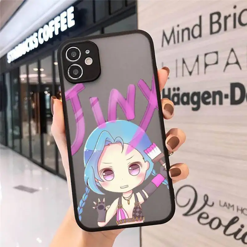 

lol League of Legends Phone Case Matte Transparent for iPhone 7 8 11 12 s mini pro X XS XR MAX Plus cover funda