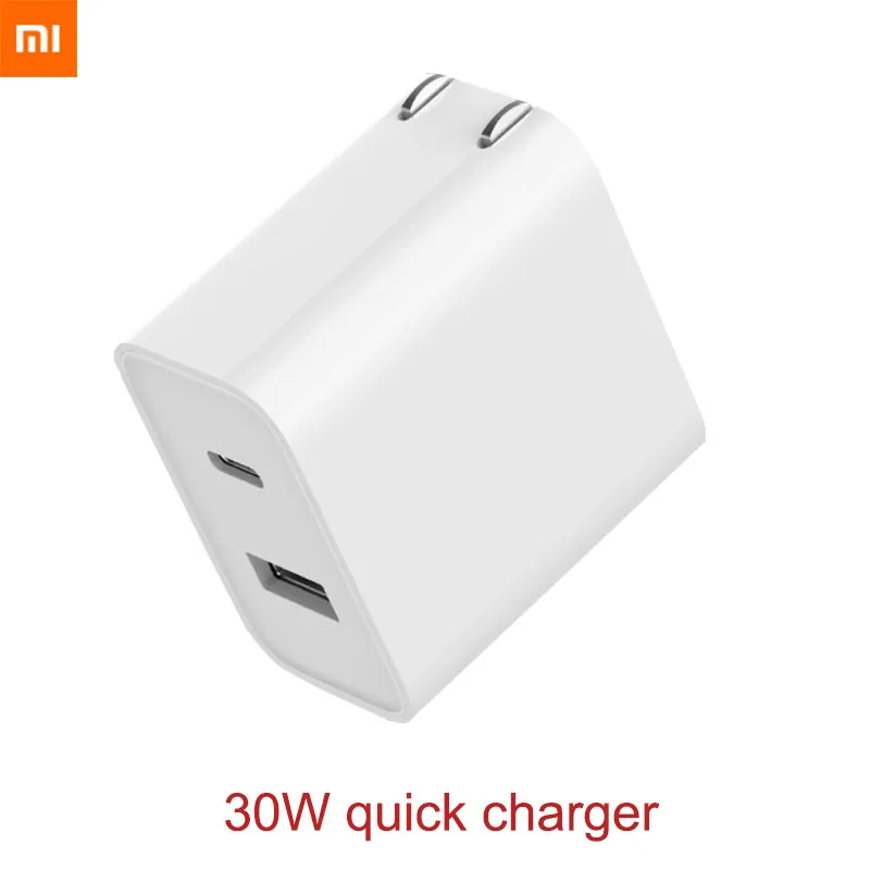 Оригинальное зарядное устройство Xiaomi 30 Вт быстрое USB умный выход PD 2 0 Type C для Samsung