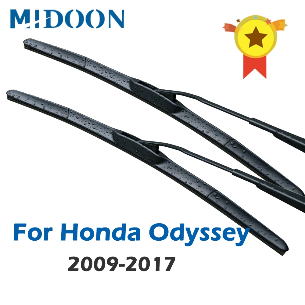 MIDOON щетки стеклоочистителя гибридная для Honda Odyssey Fit крюк оружия 2009 2010 2011 2013 2012 2014