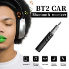 Мини Автомобильный Bluetooth AUX аудио приемник Адаптер гарнитура автомобильный комплект Универсальный 3,5 мм разъем Aux Bluetooth громкая связь автомобильный музыкальный адаптер
