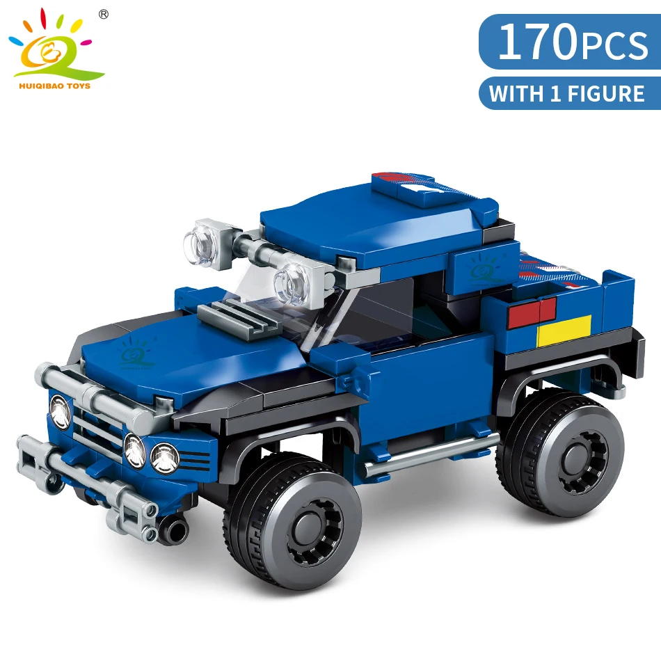 HUIQIBAO 4 шт./компл. город скоростных чемпионов внедорожных гоночных автомобилей