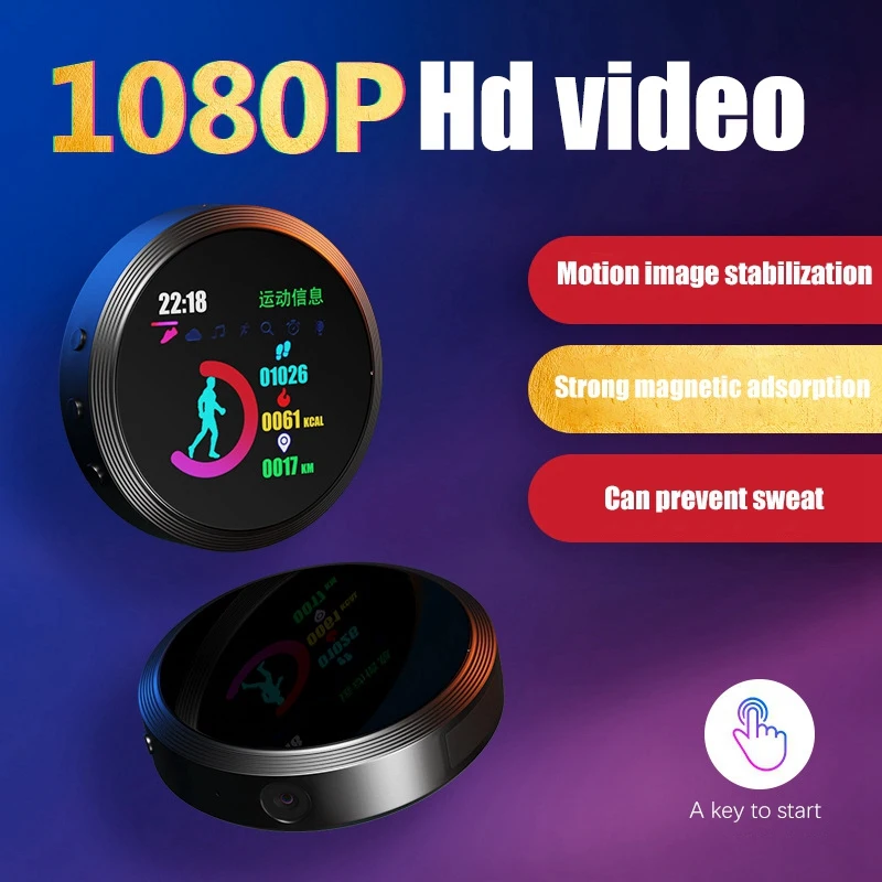 Дешево Переносная профессиональная видеокамера Hd портативная водонепроницаемая и устойчивая к поту Спортивная камера Dv видеозапись мини-камера