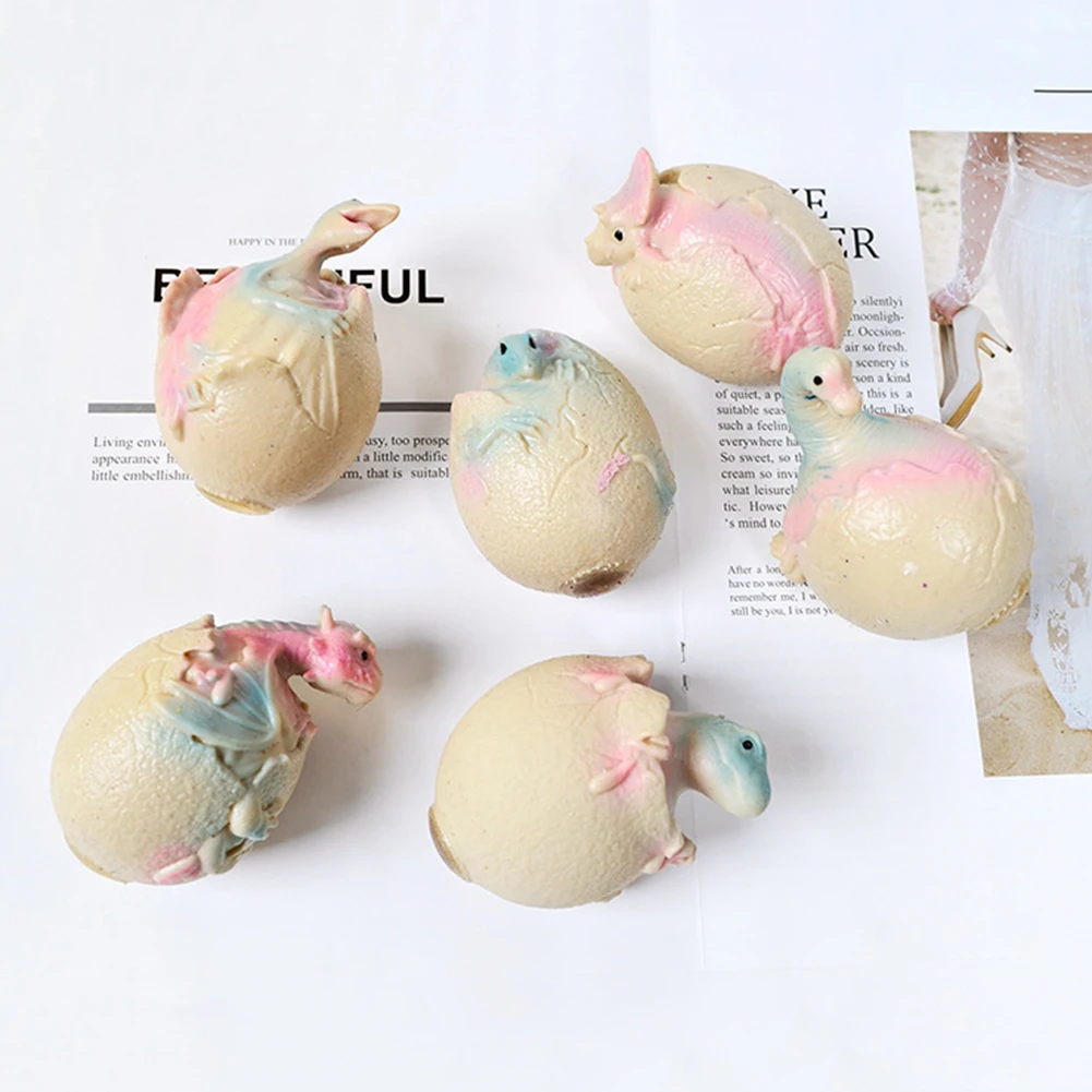 

Симпатичный Динозавр яйца игрушка ТПР зажим сенсорный Сжимаемый мяч Забавный рельефный отскок вентиляционный мяч антистресс игрушки для р...