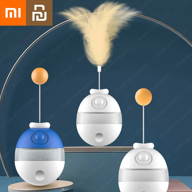 

XiaoMi Pet Toy Cats Leaking Food Tumbler Funny Cat Stick Bite Scratch Resistant Relieve Boredom Eat Slowly Health Pet Supplie Mi