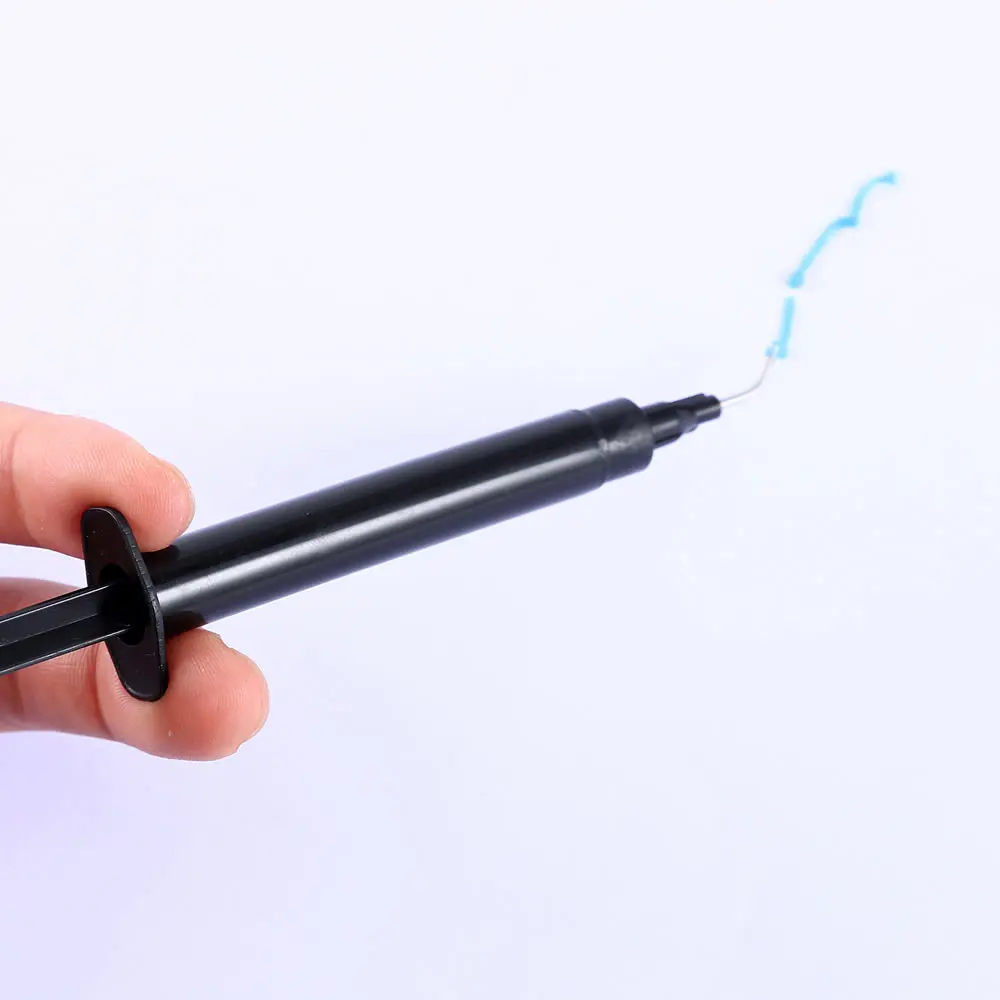 50 шт./лот 1 5 мл синий гель камеди защищает шприц для отбеливания зубов аксессуары