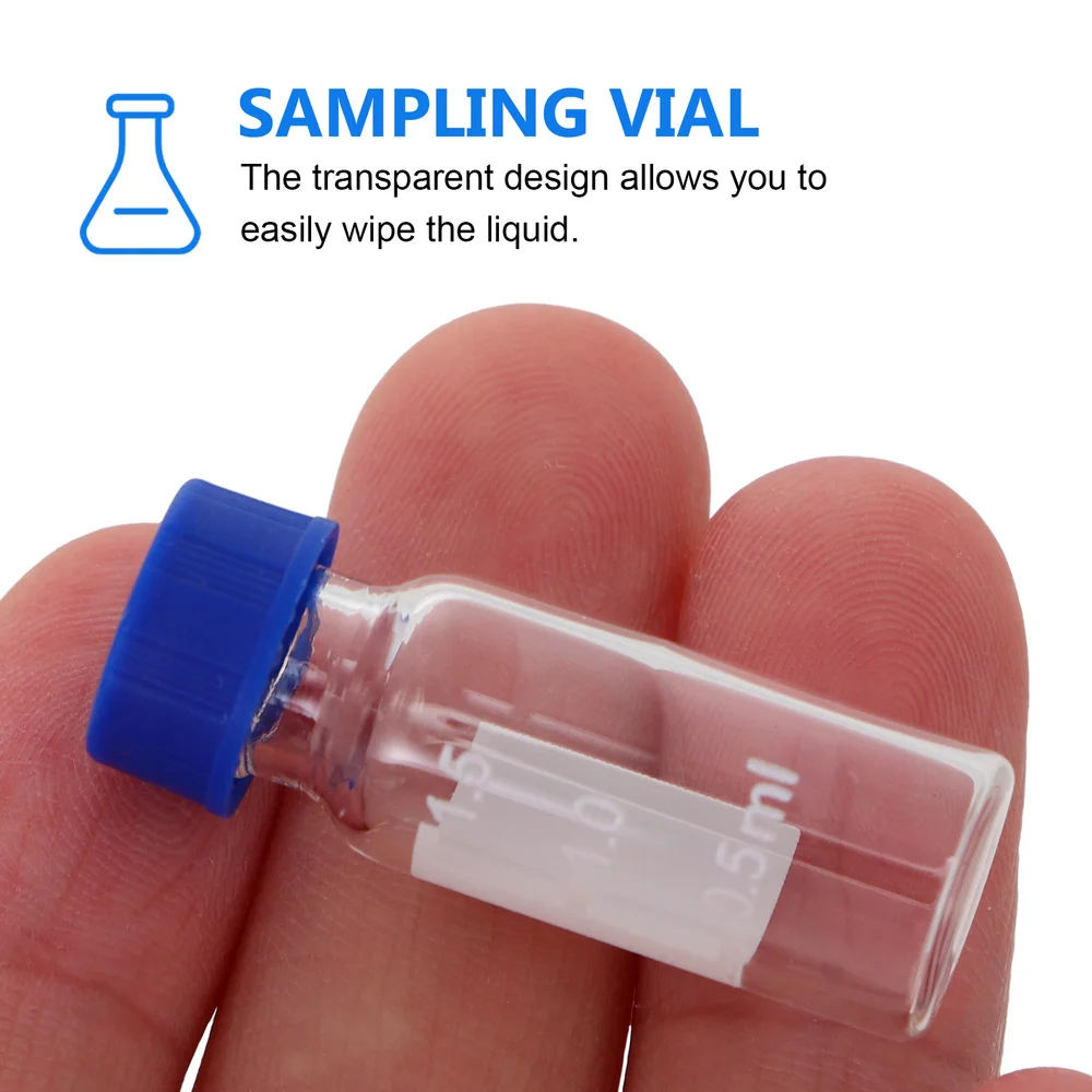 

100pcs Screw-top Chromatography Vial Sample Glass Bottles Sample Bottles