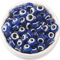 810mm evil eye resin spacer beads oval shape beads with hole for jewelry making handmade diy bracelet necklace ring accessories
