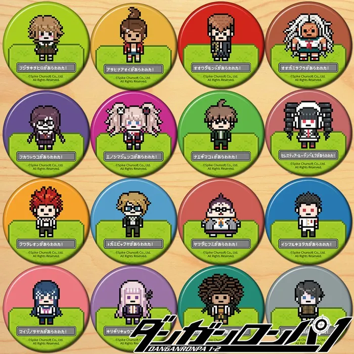 Аниме Danganronpa Naegi Makoto джунко эношима Yasuhiro Hagakure 58 мм фигурка значок круглая брошь