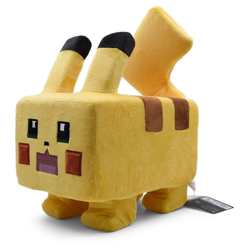 Пикачу плюшевая игрушка 25 см квадратный каваи Кукла детектива японское кино