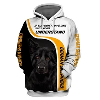 mens hoodie 3d printed german shepherd dogs for women unisex harajuku fashion animal hooded sweatshirt casual jacket pullover