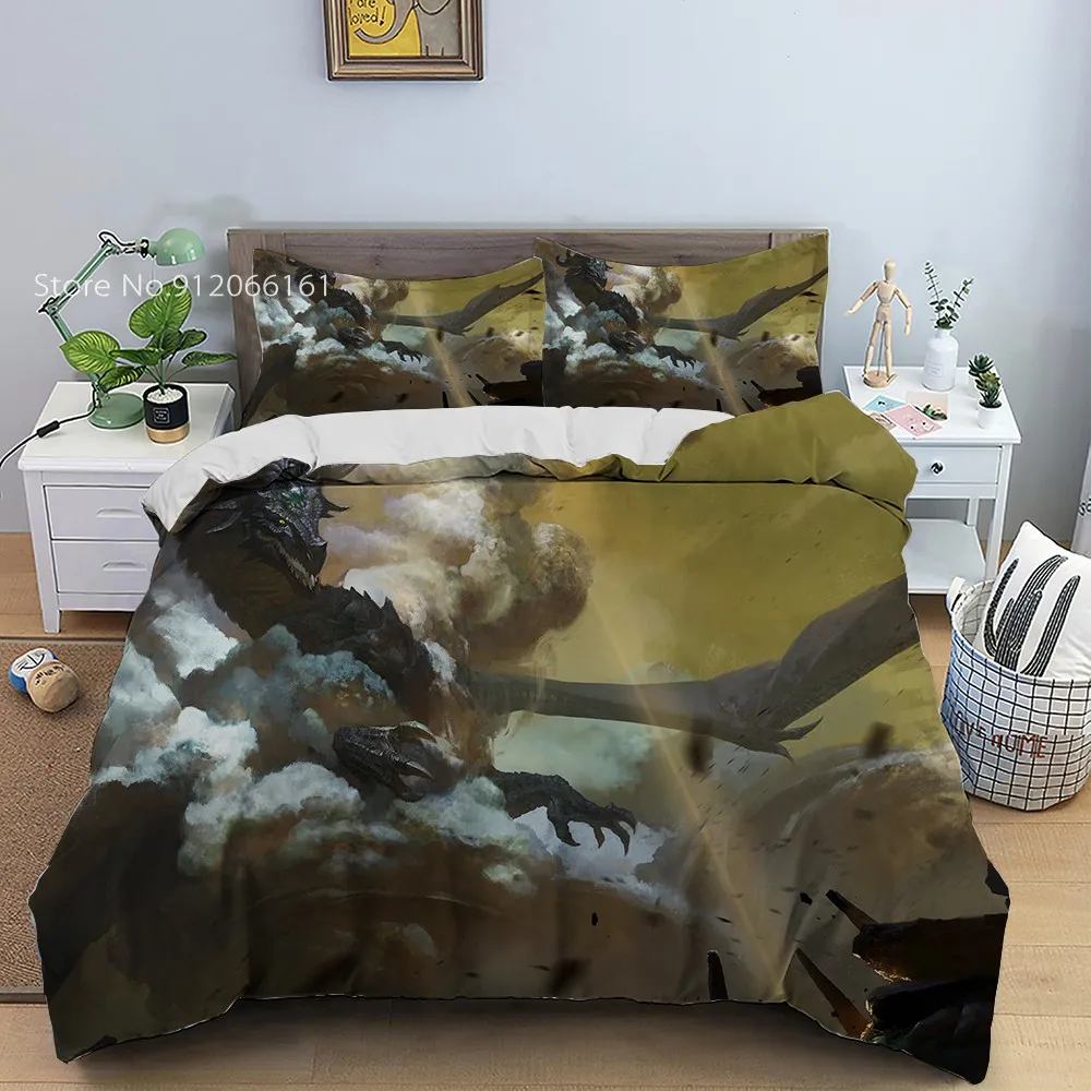 Постельное одеяло с принтом динозавра пододеяльник для мальчиков взрослых