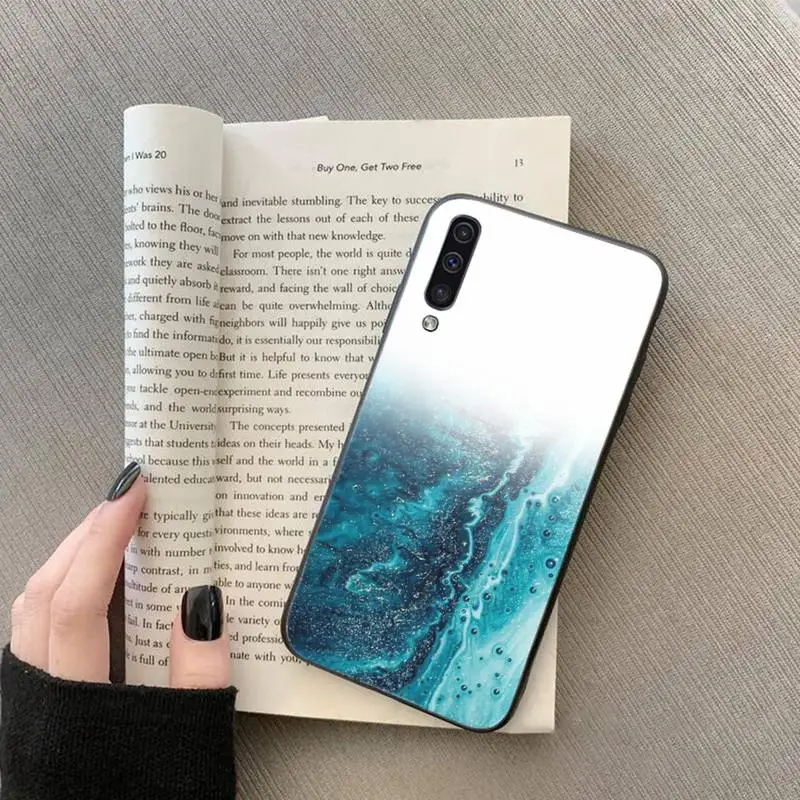 

luxury Marble Gradient art Phone Case For Samsung galaxy S 7 8 9 10 20 edge A 6 10 20 30 50 51 70 note 10 plus