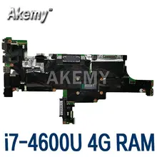 NM-A052 For lenovo THINKPAD T440S motherboard 04X3964 04X3962 Laptop Motherboard with i7-4600U RAM 4G UMA 100% tested work