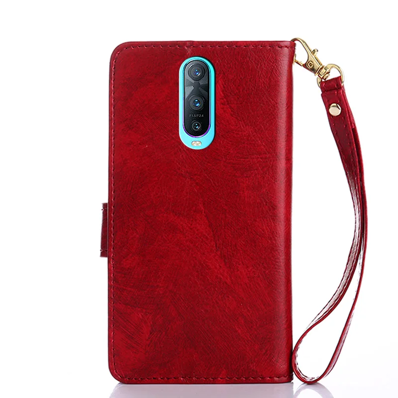 Чехол-Кошелек для Oppo A7 2018 K1 F9 Pro A7X R17 A73s F7 Youth Realme X 1 A3 A79 A5 A3s Чехол кожаный флип-чехол