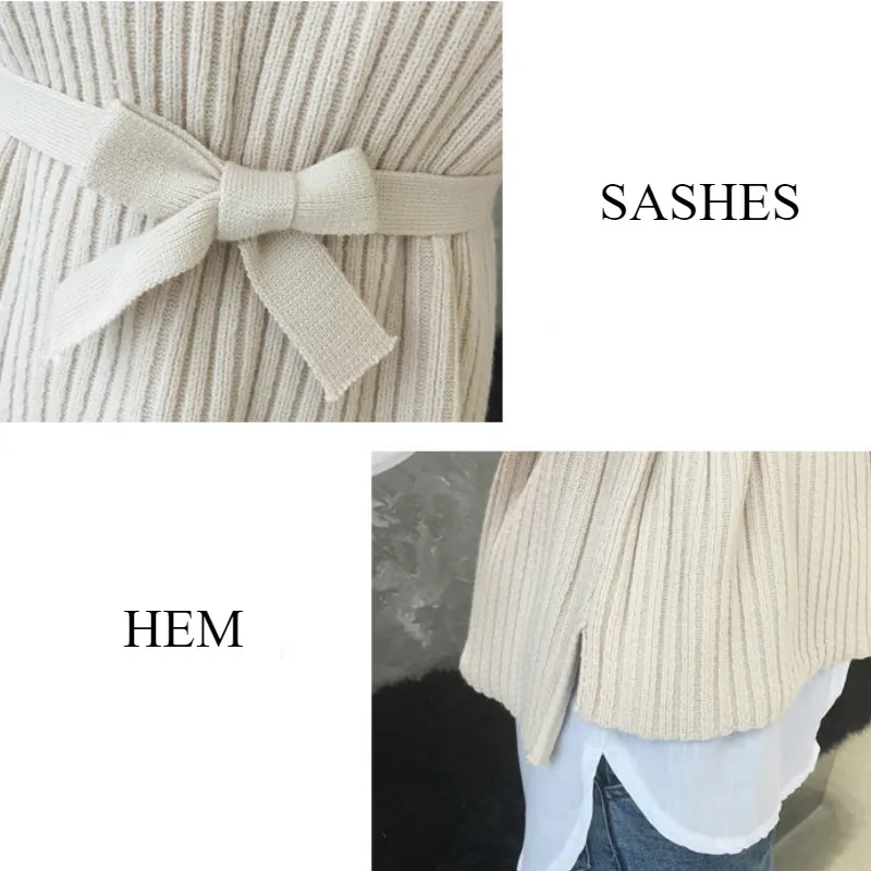 Жилет женский трикотажный без рукавов однотонный джемпер с поясом элегантная