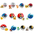 12 видов стилей Покемон эльф шар 4-5 см мультфильмы Аниме фигурки Пикачу Литтен Карманный Монстр вариант игрушка экшн модель подарок