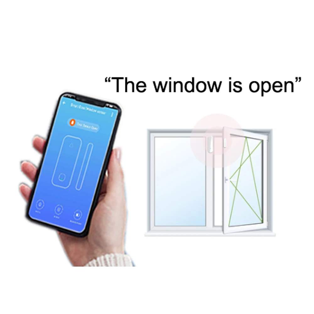 2 4G WIFI датчик для двери Беспроводной SmartWindow детектор Tuya умного дома белый домашней