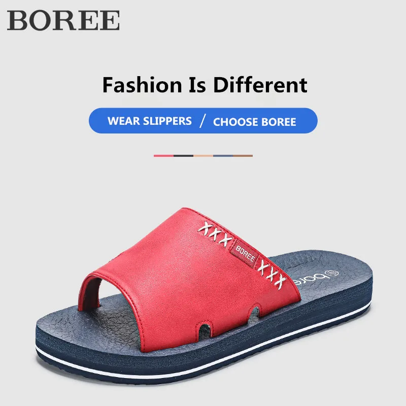 Boree 2020 летние тапочки пара уличная нескользящая обувь для женщин и мужчин EVA